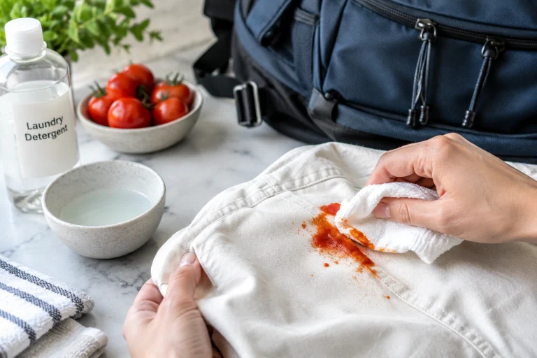 How to Remove Tomato Sauce Stains from Clothes Without Setting Them In