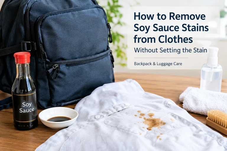 How to Remove Soy Sauce Stains from Clothes Without Setting the Stain