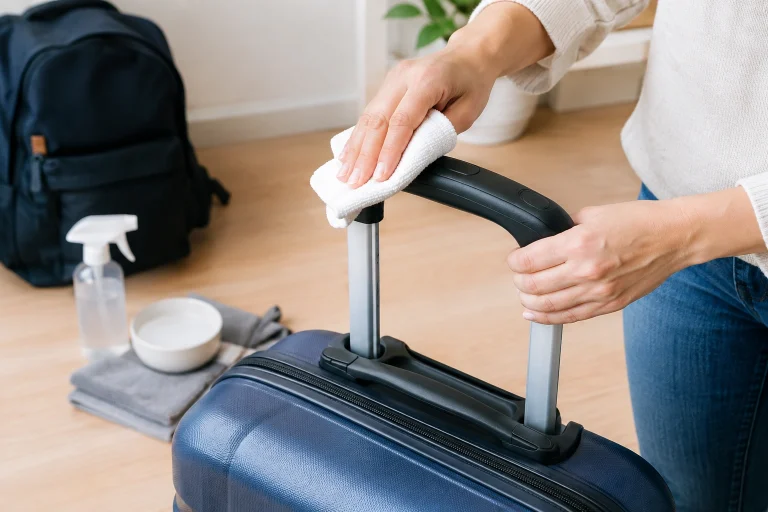 How to Clean Suitcase Handles Without Damaging the Grip or Mechanism