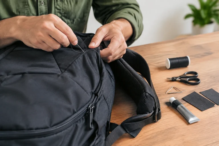 How to Repair a Backpack Seam Without Making the Tear Worse